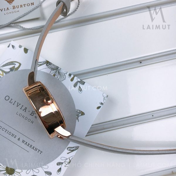 Đồng Hồ Chính Hãng Olivia Burton 3D Daisy Grey & Rose Gold 30mm - Hình ảnh 2