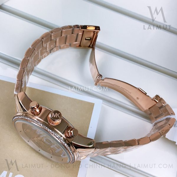 Đồng Hồ Chính Hãng Michael Kors Nữ Ritz Rose Dial 37mm - Hình ảnh 2