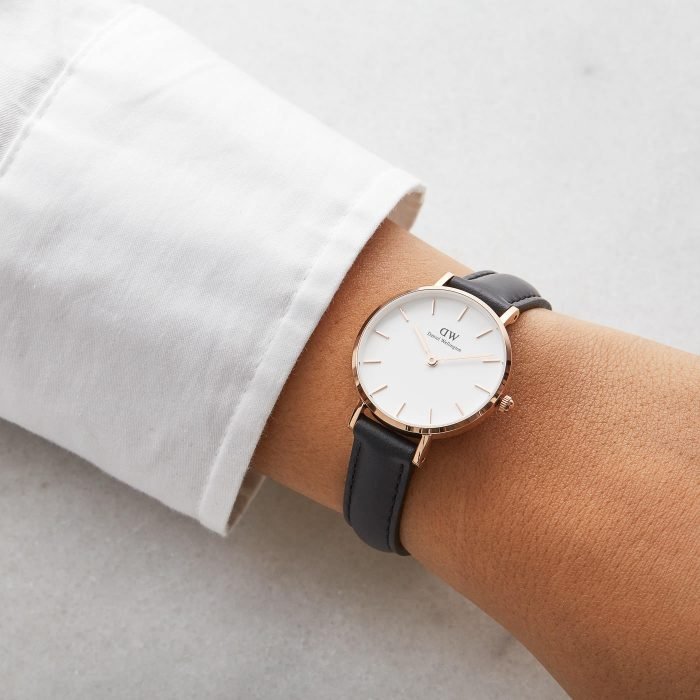 Đồng hồ DW nữ Classic Petite Sheffield White Rose Gold