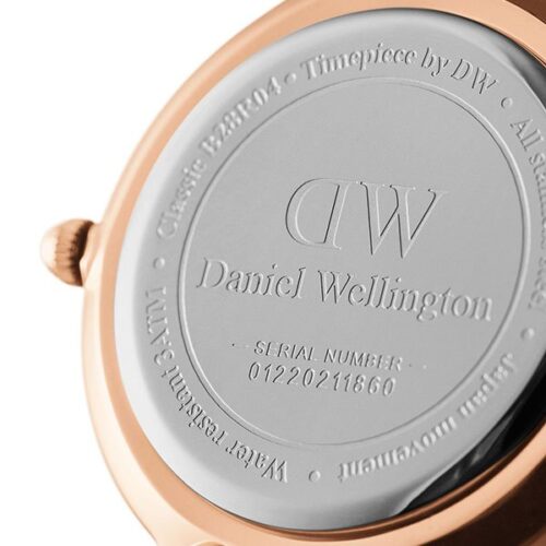 Đồng hồ DW nữ Classic Petite Durham Black Rose Gold