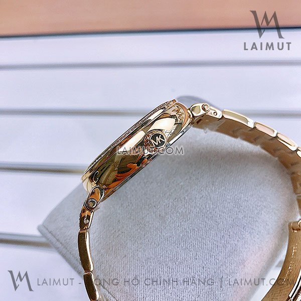 Đồng Hồ Chính Hãng Michael Kors Nữ Sofie Pave Peacock Gold Tone 36mm - Hình ảnh 3