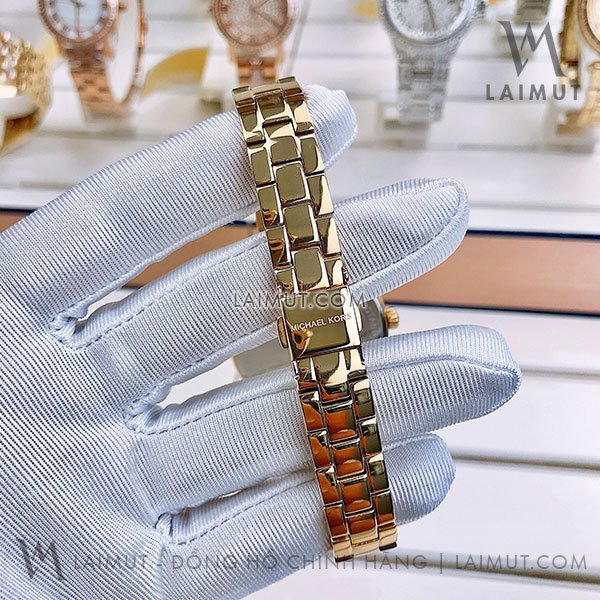 Đồng Hồ Chính Hãng Michael Kors Nữ Sofie Pave Peacock Gold Tone 36mm - Hình ảnh 4