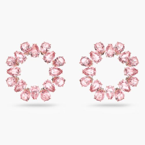 Bông Tai Swarovski Pear Cut Millenia Hoop Earrings 5614932