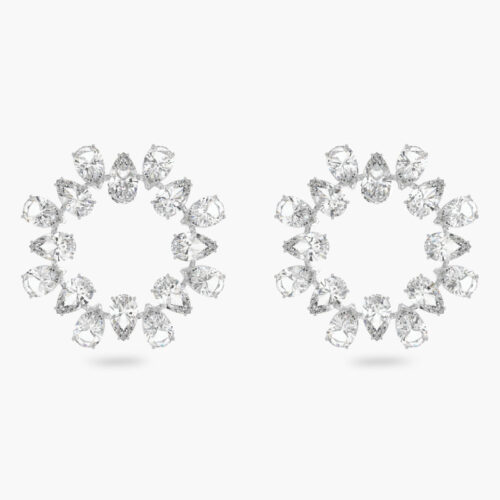 Bông Tai Swarovski Pear Cut Millenia Hoop Earrings 5601509