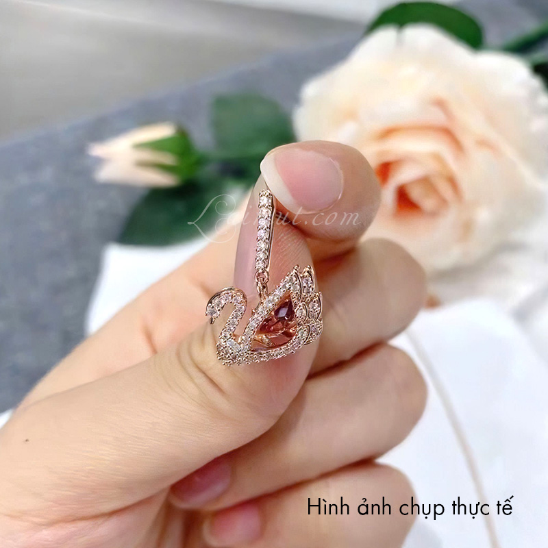 Bông Tai Swarovski Chính Hãng Dancing Swan Earrings 5614124