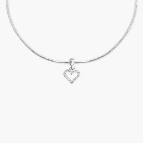 Charm Daniel Wellington Bạc S925 Heart Contour DW00401051