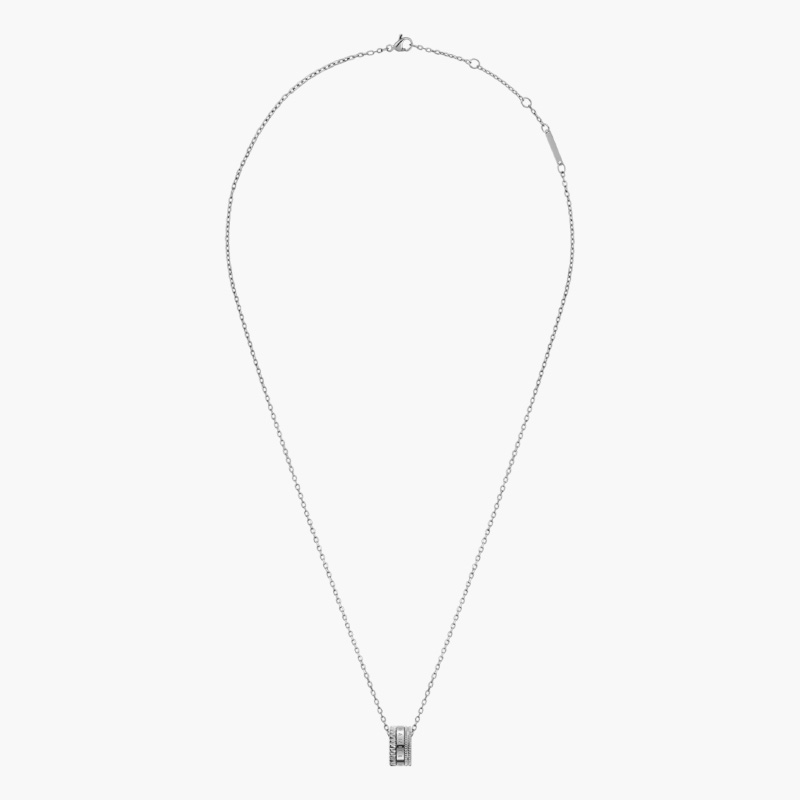 Dây Chuyền Daniel Wellington Chính Hãng Elevation DW00400195 Silver, Bạc