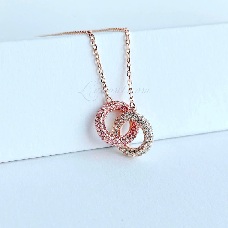 Dây Chuyền Swarovski Intertwined Circles Stone Necklace 5642884