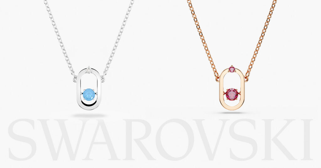 Dây Chuyền Swarovski Oval Shape Sparkling Dance 5479118, 5620550