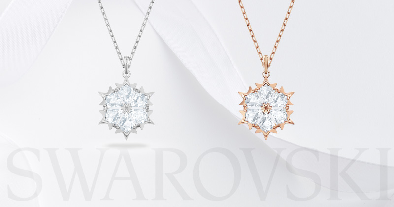 Dây Chuyền Swarovski Bông Tuyết Snowflake Magic Pendant 5428432, 5428431