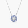 Dây Chuyền Swarovski Đá Nhảy Blue Flower Idyllia Pendant 5680013