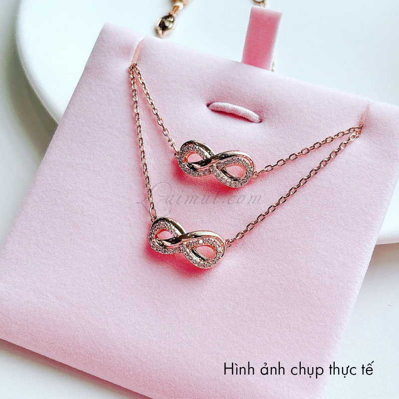 Dây Chuyền Swarovski Tình Yêu Infinity Hyperbola Pendant 5684084
