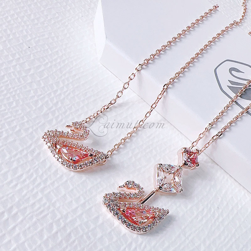 Dây Chuyền Thiên Nga Swarovski Dazzling Swan Y Necklace 5473024