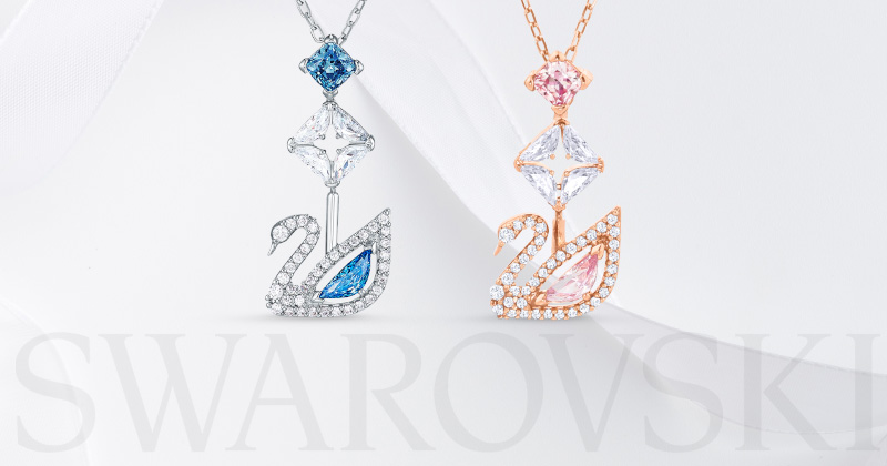 Dây Chuyền Thiên Nga Swarovski Dazzling Swan Y Necklace 5473024, 5530625