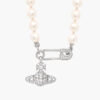 Vòng cổ Vivienne Westwood Chính Hãng Lucrece Pearl Necklace 8050889135944