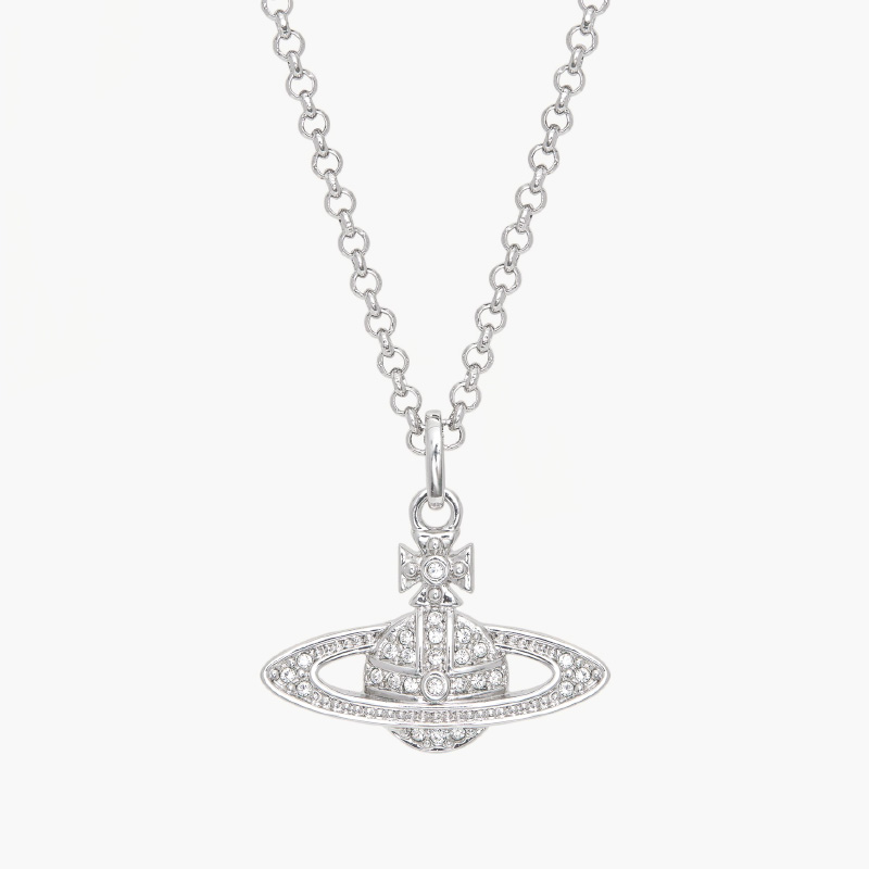 Dây Chuyền Vivienne Westwood Mayfair Bas Relief Pendant Necklace 8050889135043
