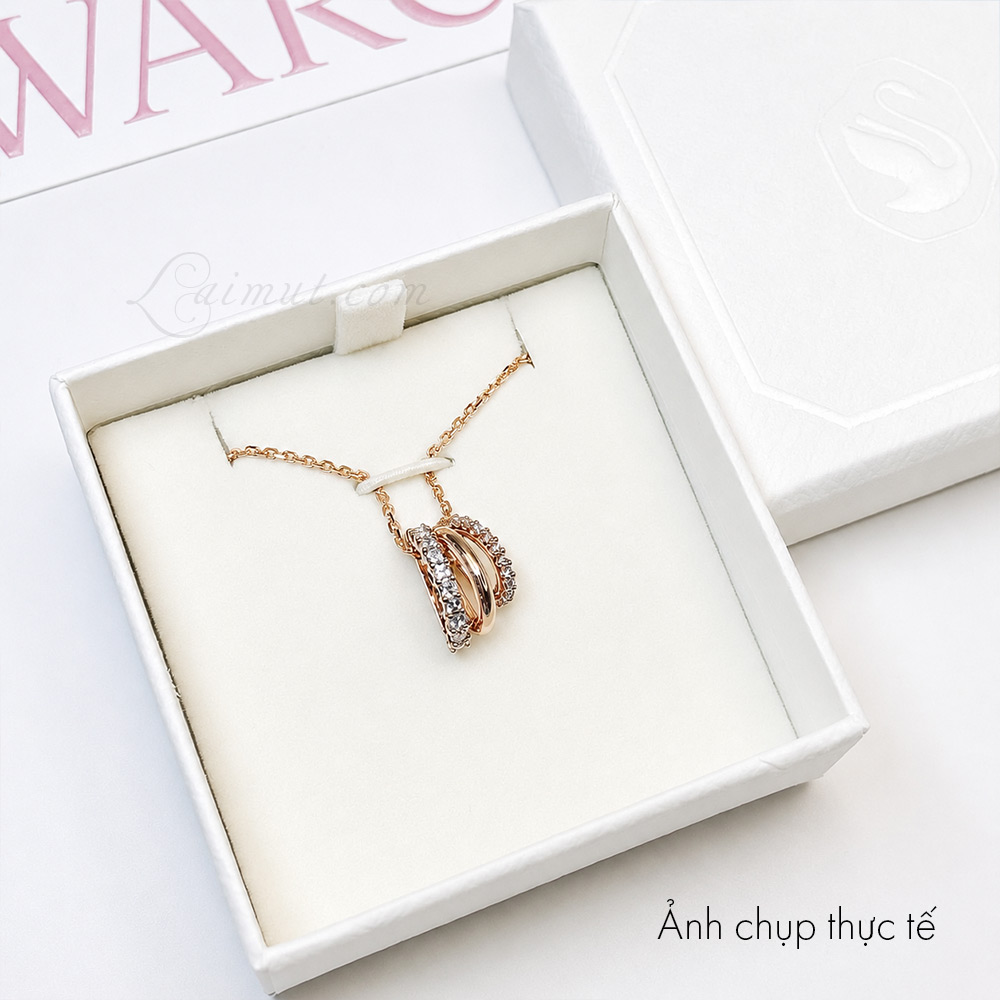 Dây chuyền Swarovski 5701494 chính hãng | Hyperbola Pendant | Laimut | Ảnh chụp thực tế fullbox