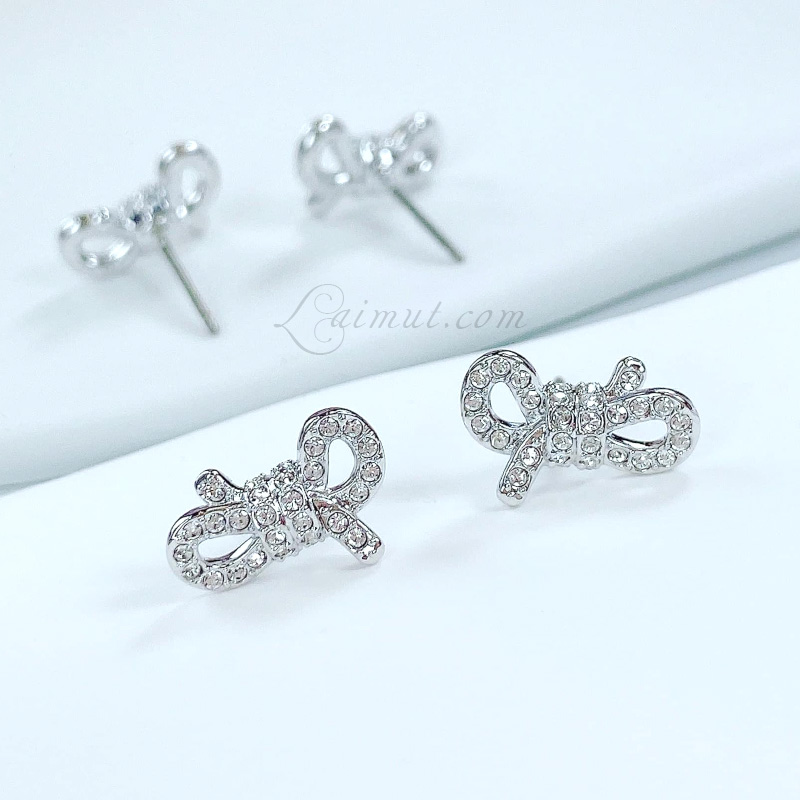 Hoa Tai Swarovski Nơ Chính Hãng Lifelong Bow Stud Earrings 5627345