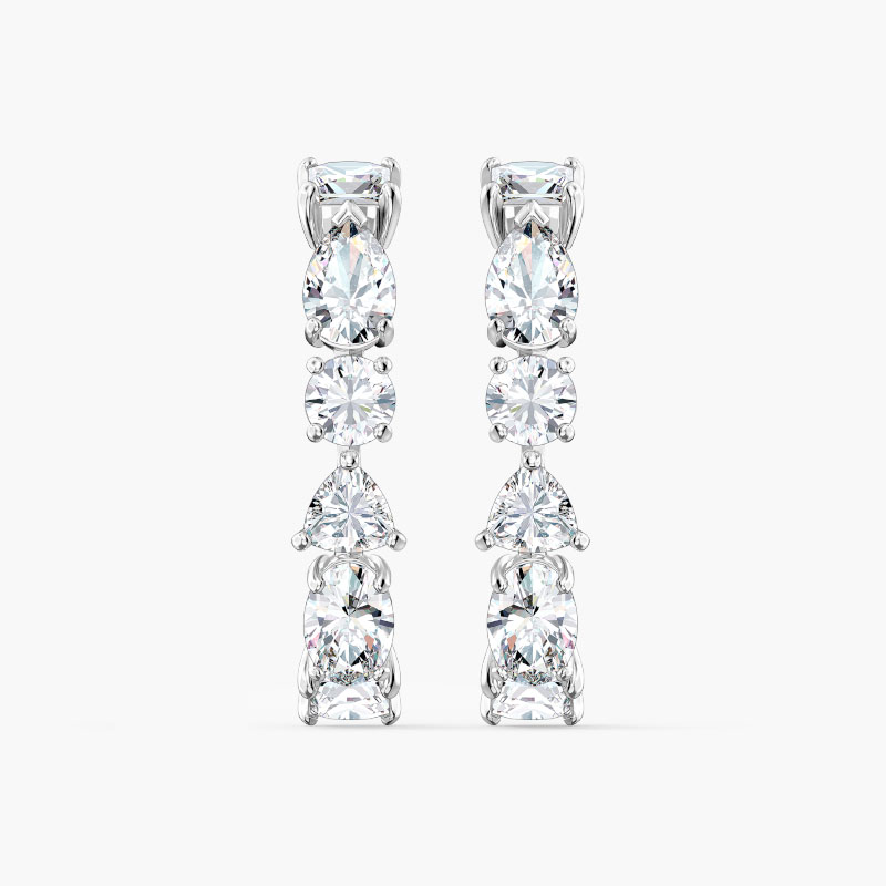 Khuyên Tai Swarovski Chính Hãng Tennis Deluxe Ear Cuffs