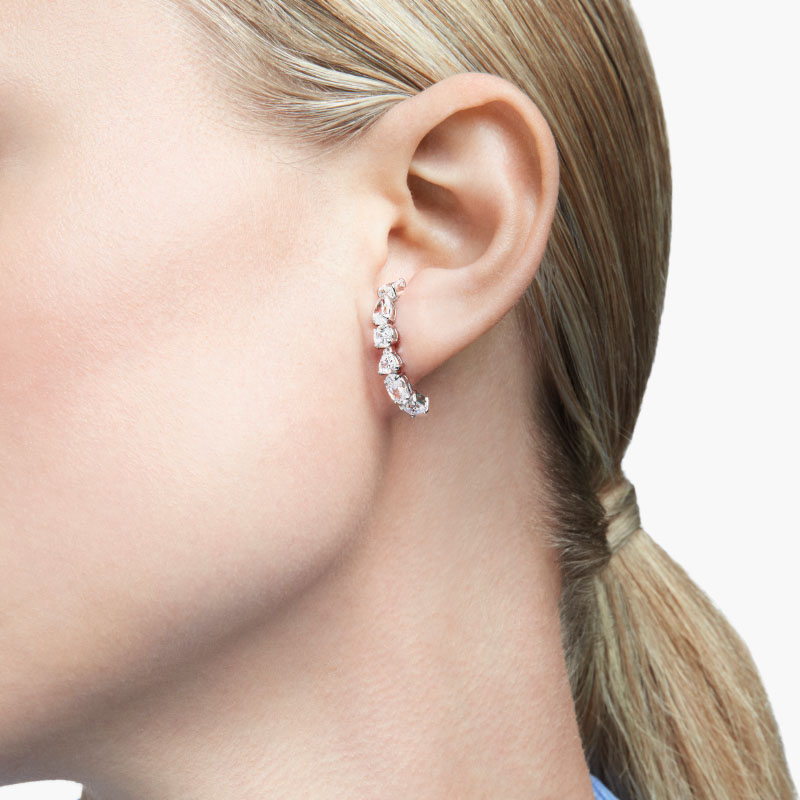 Khuyên Tai Swarovski Chính Hãng Tennis Deluxe Ear Cuffs