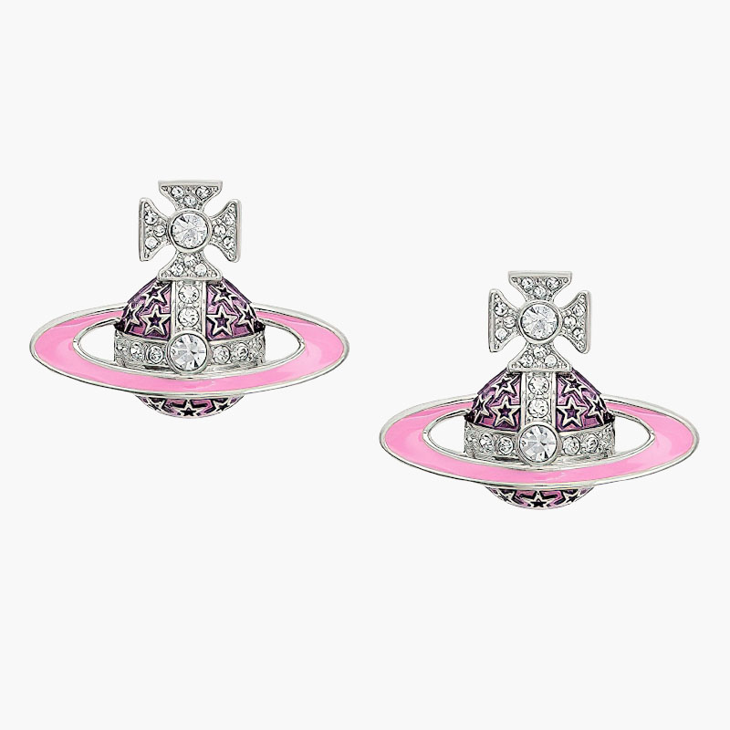 KhuyênTai Vivienne Westwood Chính Hãng Roxanne Earrings 6201032Q02P309P309