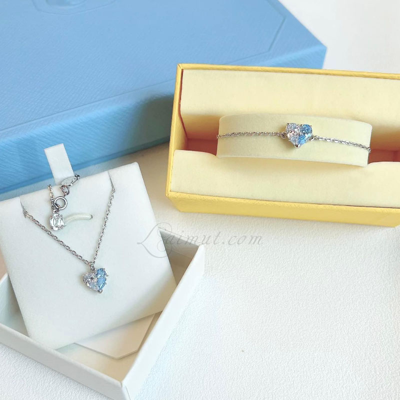 Lắc Tay Swarovski Chính Hãng Heart Gema 520 Bracelet 5653011