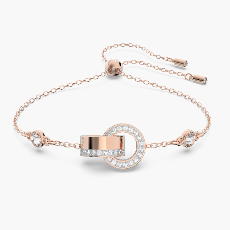Lắc Tay Swarovski Interlocking Loop Hollow Bracelet 5636498