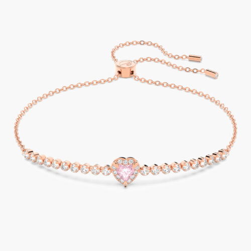Lắc Tay Swarovski Trái Tim Chính Hãng One Heart Bracelet 5646745