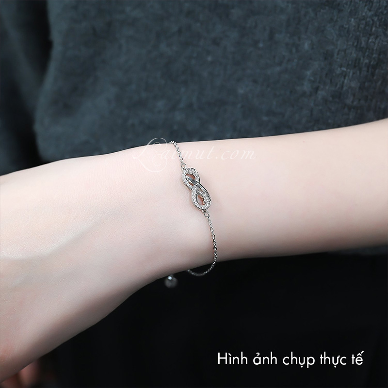 Lắc Tay Swarovski Tình Yêu Infinity Hyperbola Bracelet 5689654