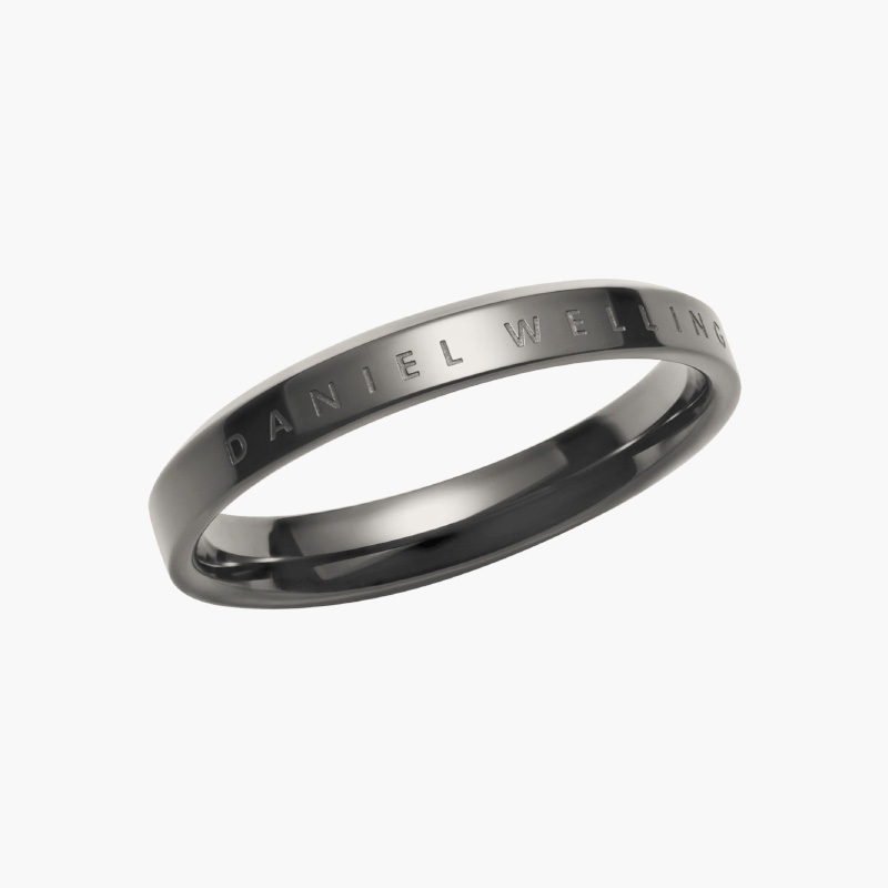 Nhẫn Daniel Wellington Chính Hãng Classic Ring Graphite, Màu Xám