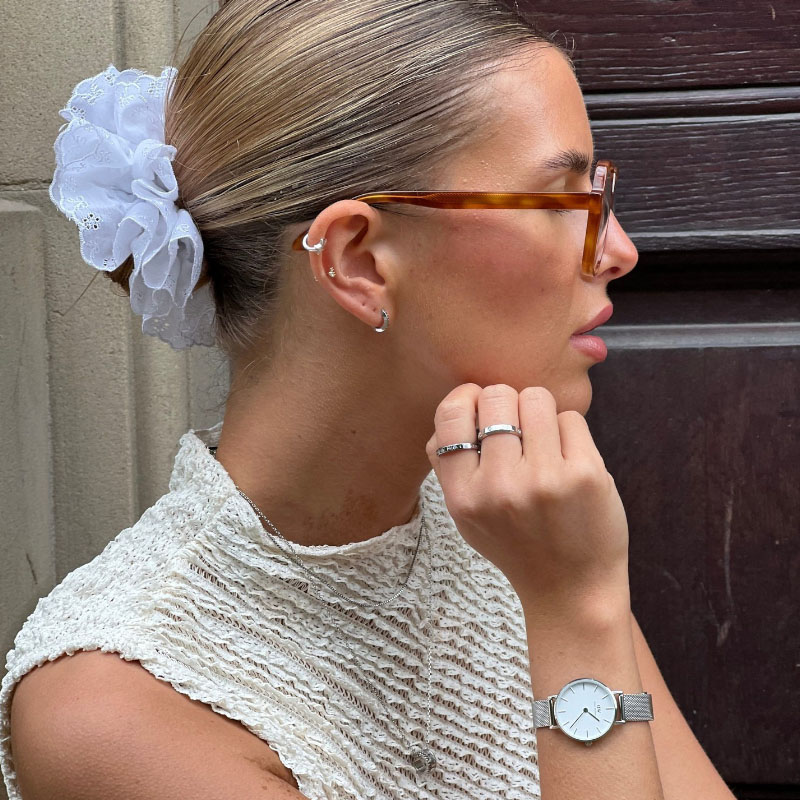 Nhẫn Daniel Wellington Chính Hãng Classic Ring Silver, Màu Bạc