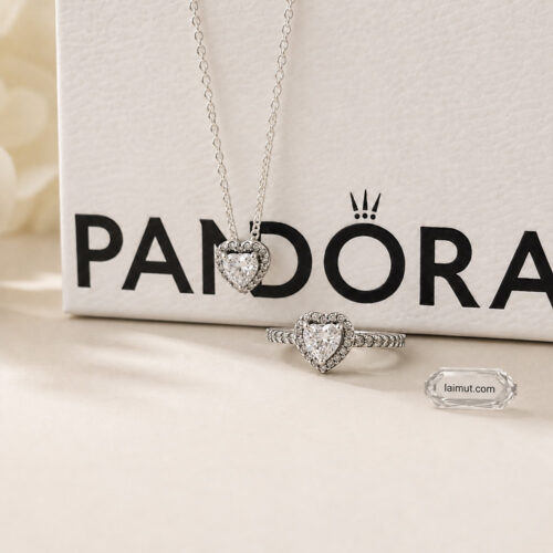 Nhẫn Pandora 198421C01 Elevated Heart Ring | Laimut | Ảnh chụp thực tế