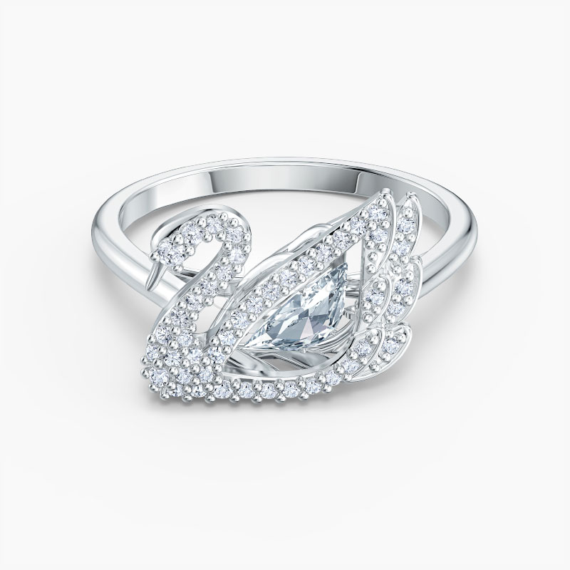 Nhẫn Swarovski Thiên Nga Chính Hãng Dancing Swan Ring