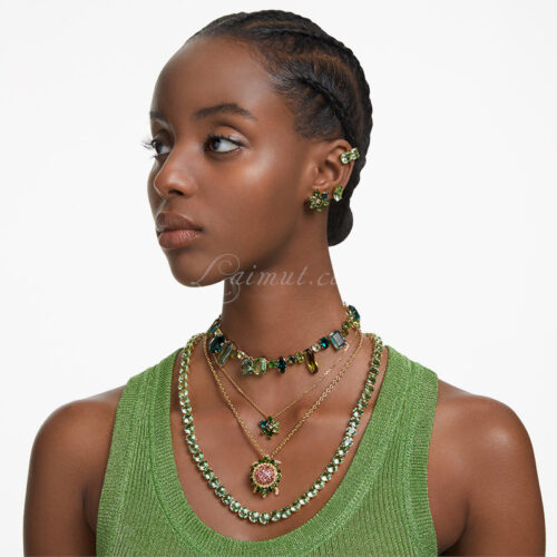 Vòng Cổ Swarovski Chính Hãng Green Gema Necklace 5657388