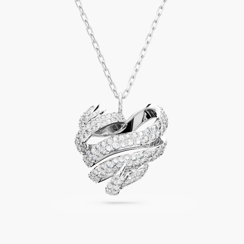 Dây Chuyền Swarovski Trái Tim Chính Hãng Unisex Heart Volta Pendant 5647584