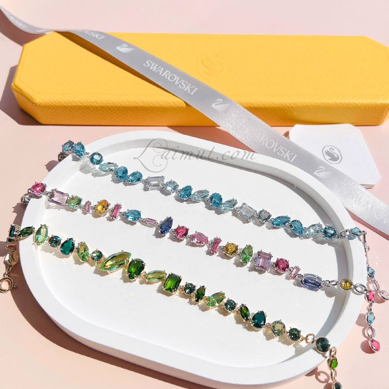 Vòng Swarovski Chính Hãng Blue Gema Bracelet - Hình ảnh 4