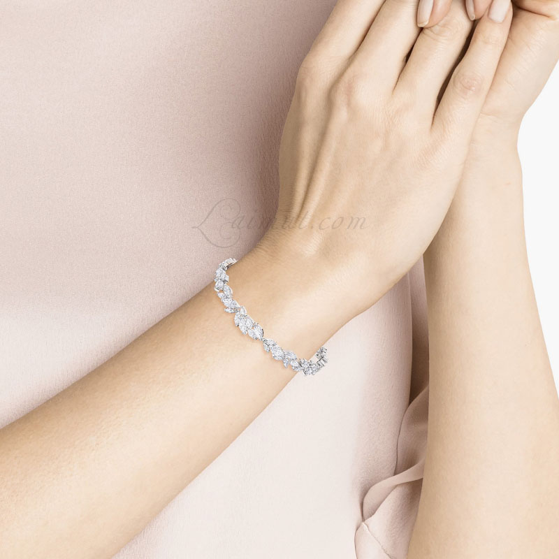 Vòng Swarovski Chiếc Lá Mùa Đông Leaf Louison Bracelet