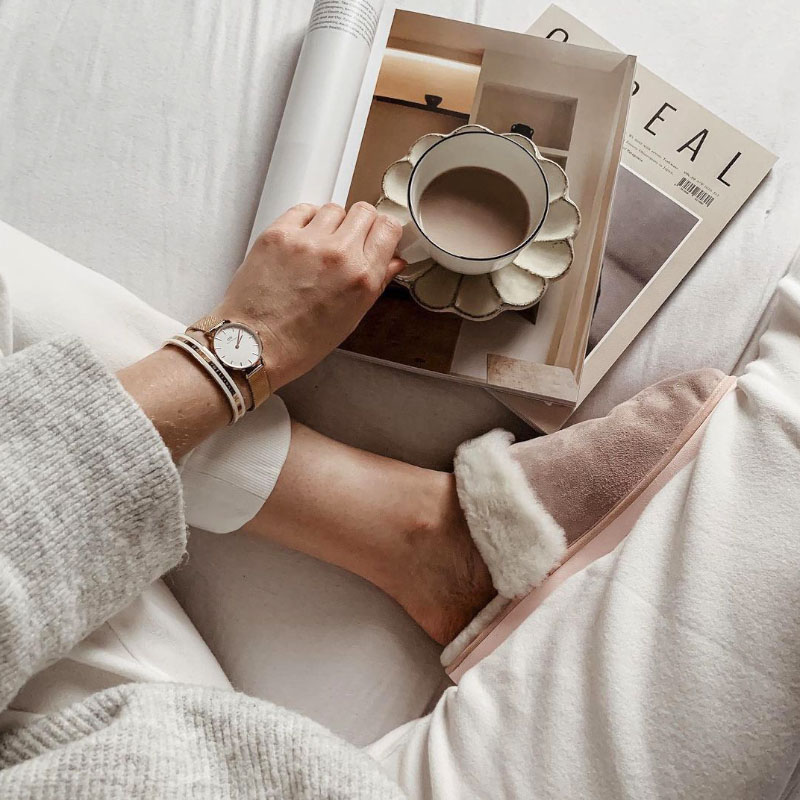 Vòng Tay Daniel Wellington Emalie Slim DW00400067 Rose Gold