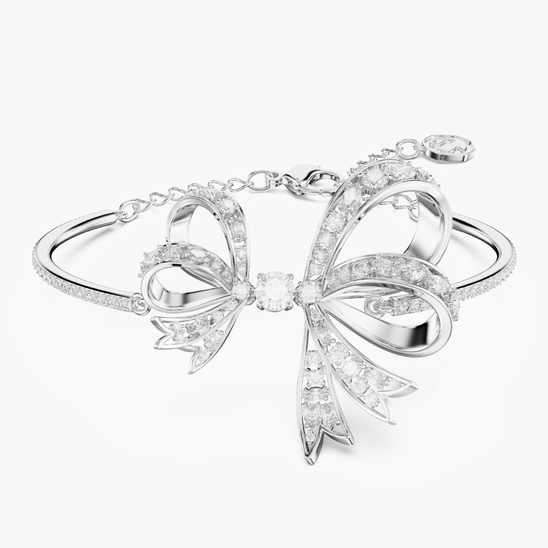Vòng Tay Swarovski Nơ Chính Hãng Bow Volta Bangle