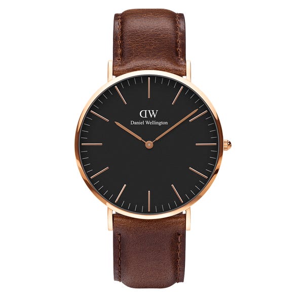 Đồng Hồ Chính Hãng DW Nam Nữ Classic Black Bristol