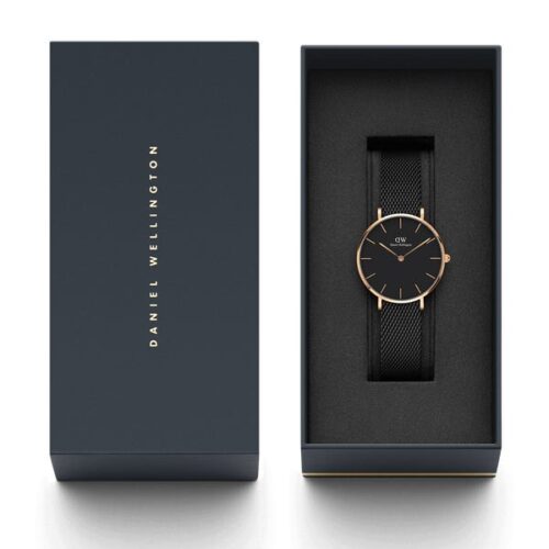 Đồng Hồ Chính Hãng DW Nữ Classic Petite Black Ashfield