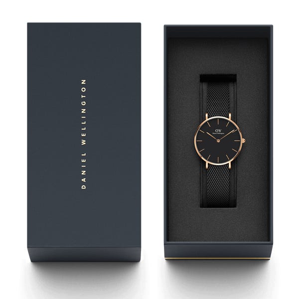 Đồng Hồ Chính Hãng DW Nữ Classic Petite Black Ashfield